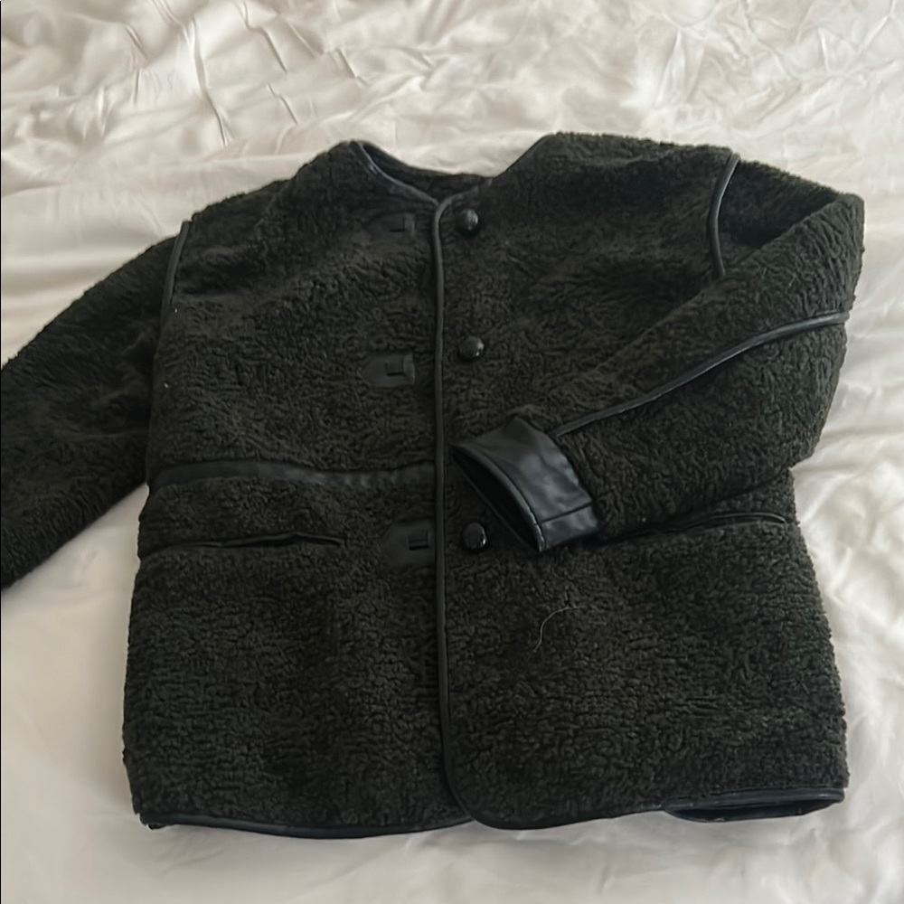 Avec Les Filles Black Teddy Jacket
